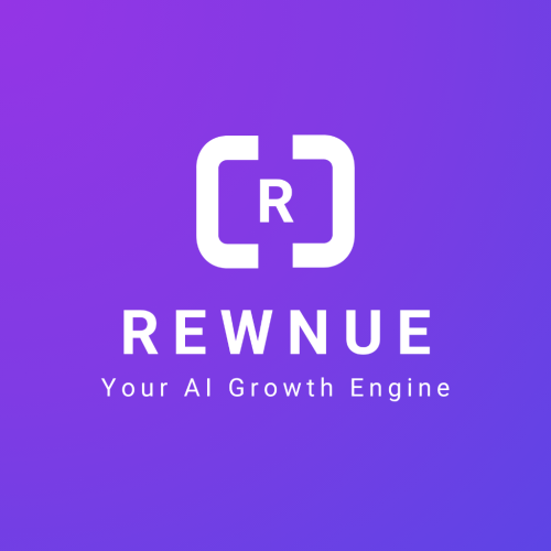 Rewnue homepage screenshot, research & search AI tool