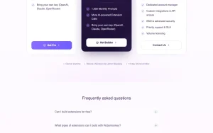 Robomonkey pricing page with plans and prices — screenshot of the coding AI tool, 2026-10-02