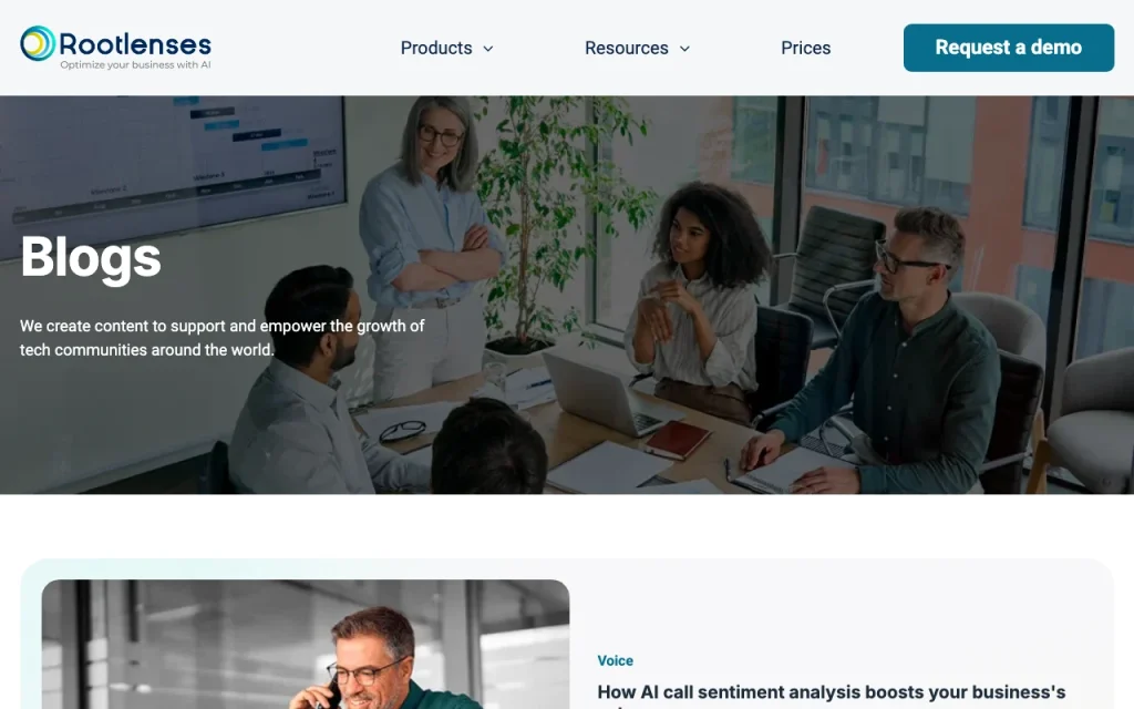 Rootlenses blog — screenshot of the productivity & writing AI tool, Oct 2, 2026