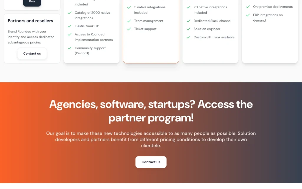 Rounded pricing page with plans and prices — screenshot of the audio & voice AI tool, Oct 2, 2026