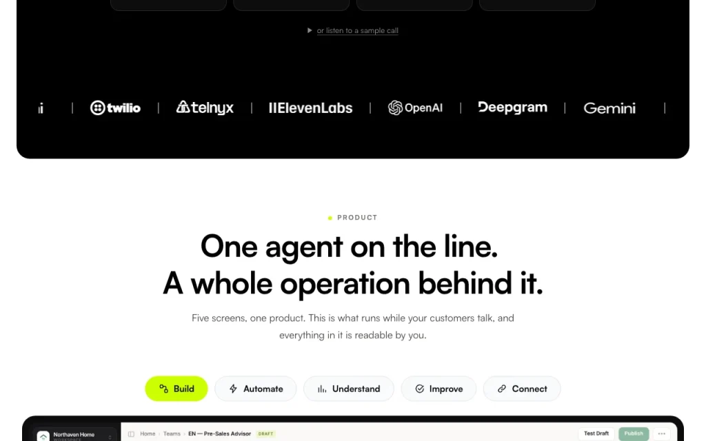 Sabato AI homepage — screenshot of the audio & voice AI tool, Oct 2, 2026