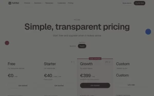 Saltfish pricing page homepage screenshot, video AI tool