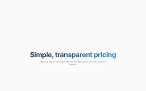 ScreenApp pricing page with plans and prices — screenshot of the productivity & writing AI tool, 2026-10-02