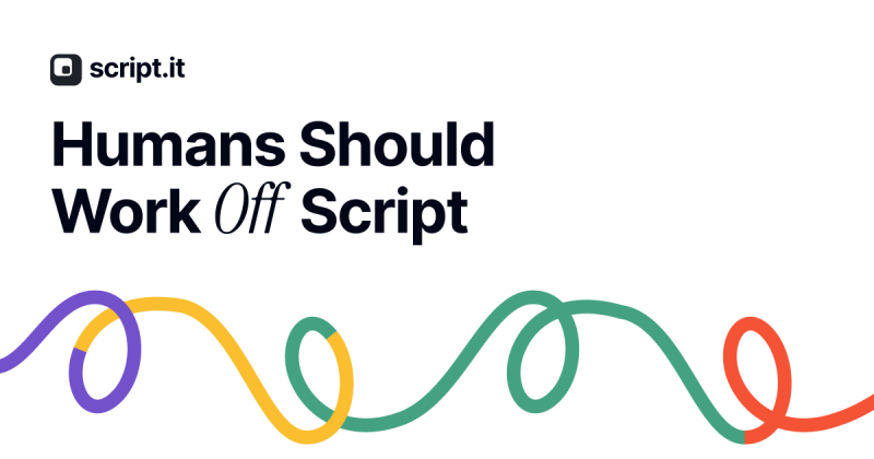 Captura de la página de inicio de Script.it, herramienta de IA productividad y escritura