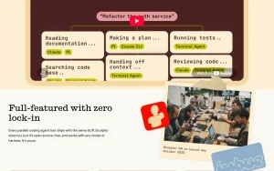 Sculptor homepage — screenshot of the coding AI tool, 2026-10-02