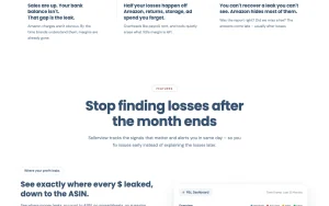 Sellerview.ai homepage page homepage screenshot, productivity & writing AI tool