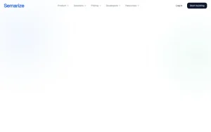 Semarize homepage — screenshot of the productivity & writing AI tool, 2026-10-02
