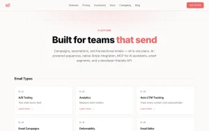 Sequenzy features page — screenshot of the productivity & writing AI tool, 2026-10-02