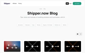 Shipper.now blog — screenshot of the coding AI tool, 2026-10-02