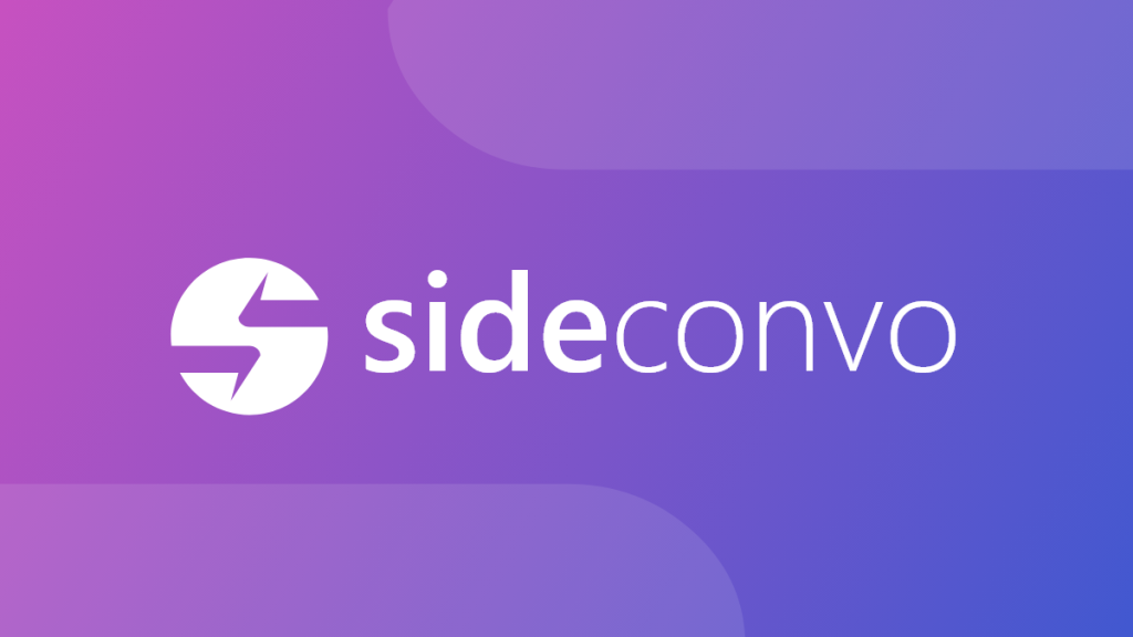 Sideconvo homepage screenshot, chat assistants AI tool