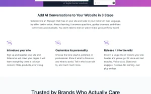 Sideconvo homepage — screenshot of the chat assistants AI tool, 2026-10-02