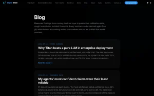 SignalBrain (Titan suite) blog — screenshot of the coding AI tool, 2026-10-02