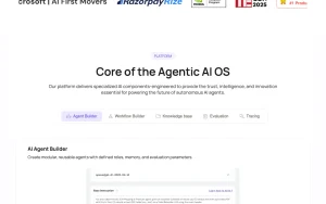 SimplAI homepage — screenshot of the productivity & writing AI tool, 2026-10-02