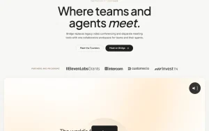 Bridge (assigned as Simplora) homepage — screenshot of the productivity & writing AI tool, 2026-10-02