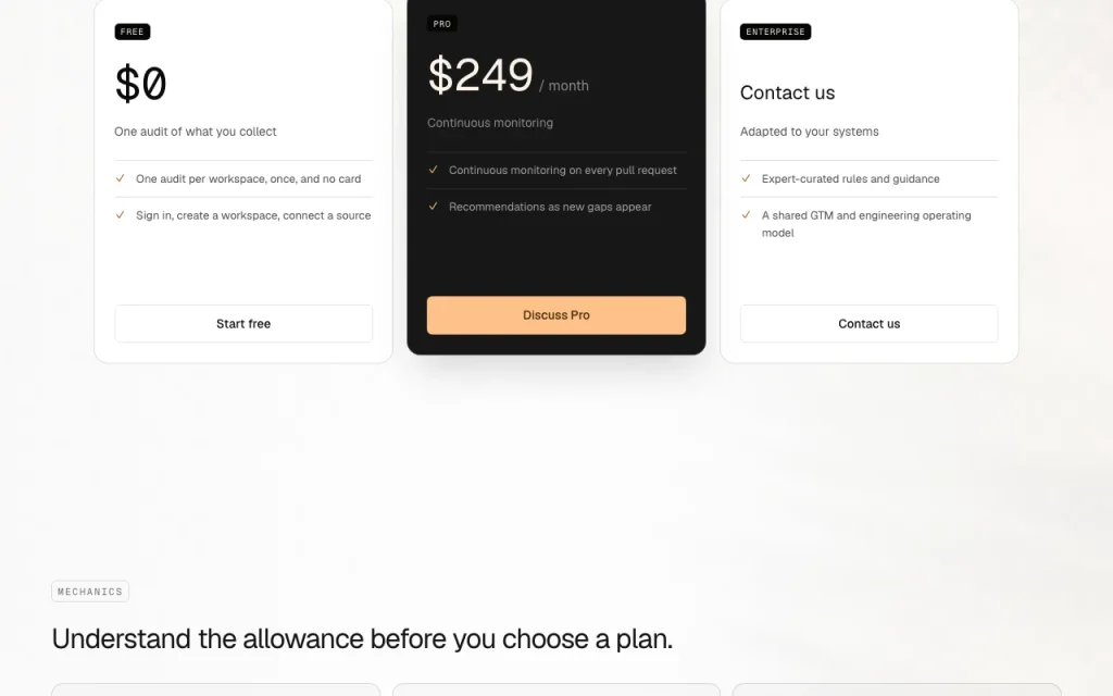 Skene pricing page with plans and prices — screenshot of the productivity & writing AI tool, Oct 2, 2026