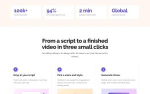 Skiddee homepage — screenshot of the video AI tool, 2026-10-02