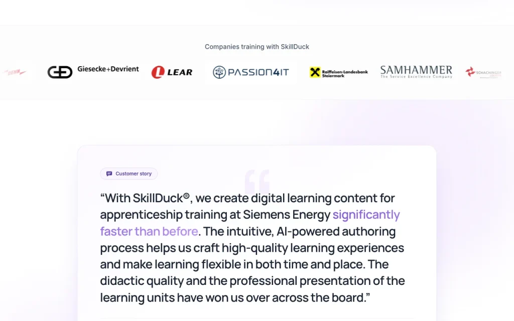 SkillDuck Startseite – Screenshot des KI-Tools produktivität & schreiben, Oct 2, 2026