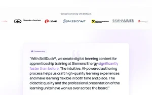 SkillDuck homepage — screenshot of the productivity & writing AI tool, 2026-10-02