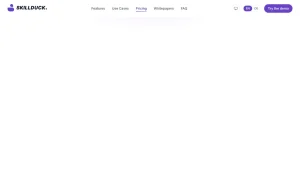 SkillDuck pricing page with plans and prices — screenshot of the productivity & writing AI tool, 2026-10-02