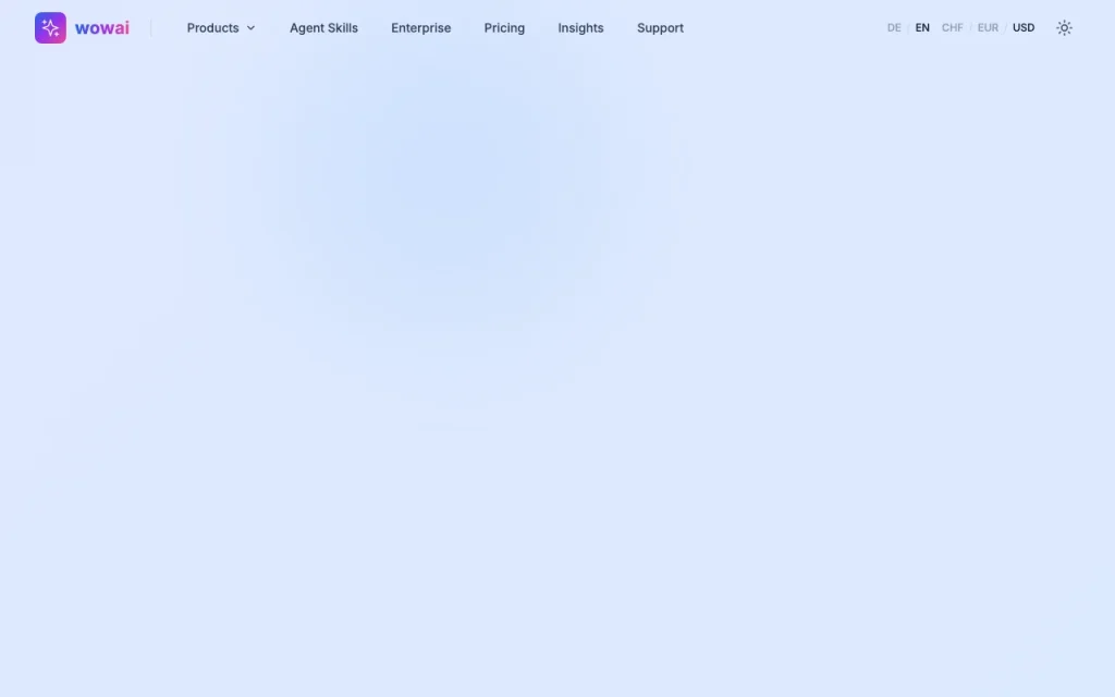 SkillsConverter (by wowai) homepage screenshot, productivity & writing AI tool