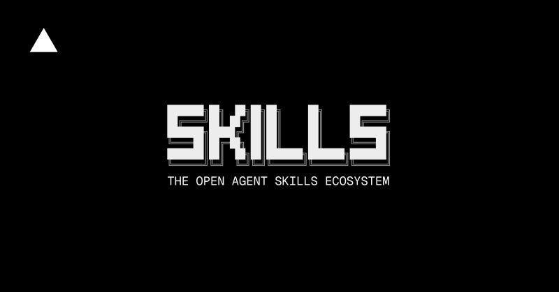 Capture d'écran de la page d'accueil de Skills.sh, outil d'IA programmation