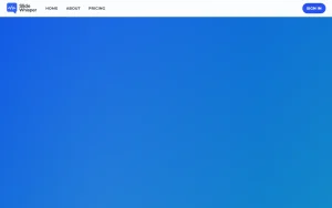 SlideWhisper homepage — screenshot of the productivity & writing AI tool, 2026-10-02