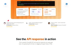 SocialKit homepage — screenshot of the coding AI tool, 2026-10-02