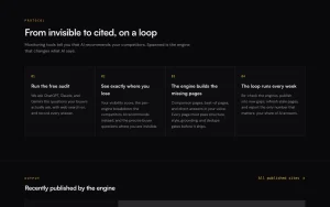 Spawned homepage — screenshot of the research & search AI tool, 2026-10-02