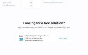 SpreadSimple pricing page with plans and prices — screenshot of the productivity & writing AI tool, 2026-10-02