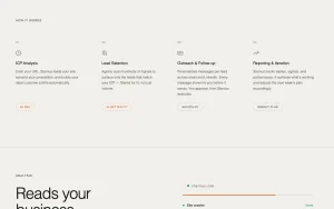Starnus homepage — screenshot of the productivity & writing AI tool, 2026-10-01