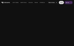StarZero features page — screenshot of the video AI tool, 2026-10-02