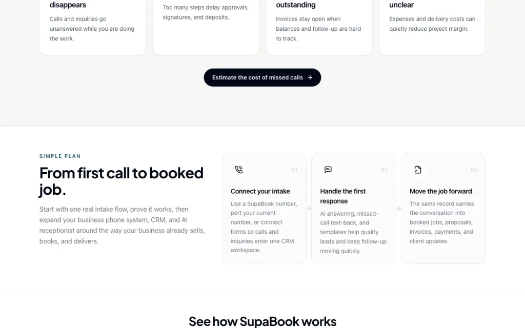 SupaBook Startseite – Screenshot des KI-Tools produktivität & schreiben, Oct 2, 2026