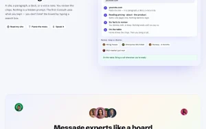 SynthBoard.ai homepage page homepage screenshot, productivity & writing AI tool