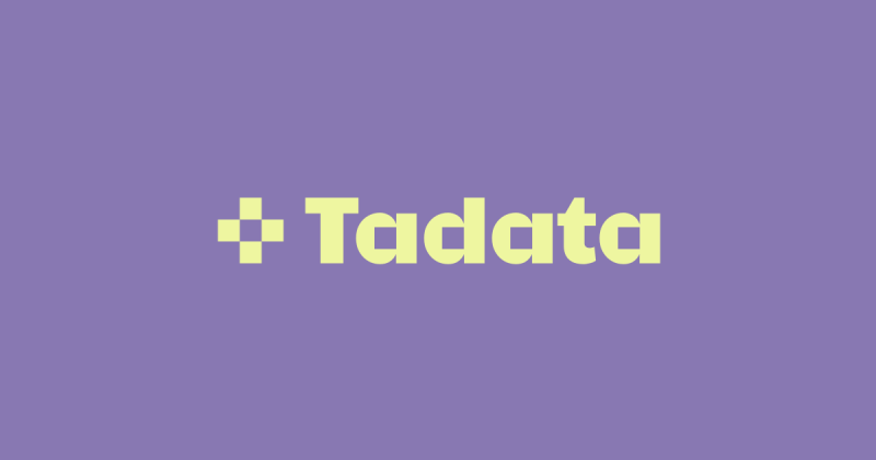 Captura de la página de inicio de Tadata, herramienta de IA productividad y escritura