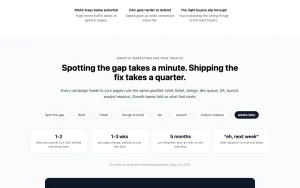 Tailor AI homepage page homepage screenshot, productivity & writing AI tool
