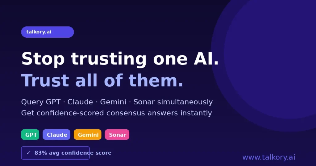 Talkory.ai homepage screenshot, chat assistants AI tool