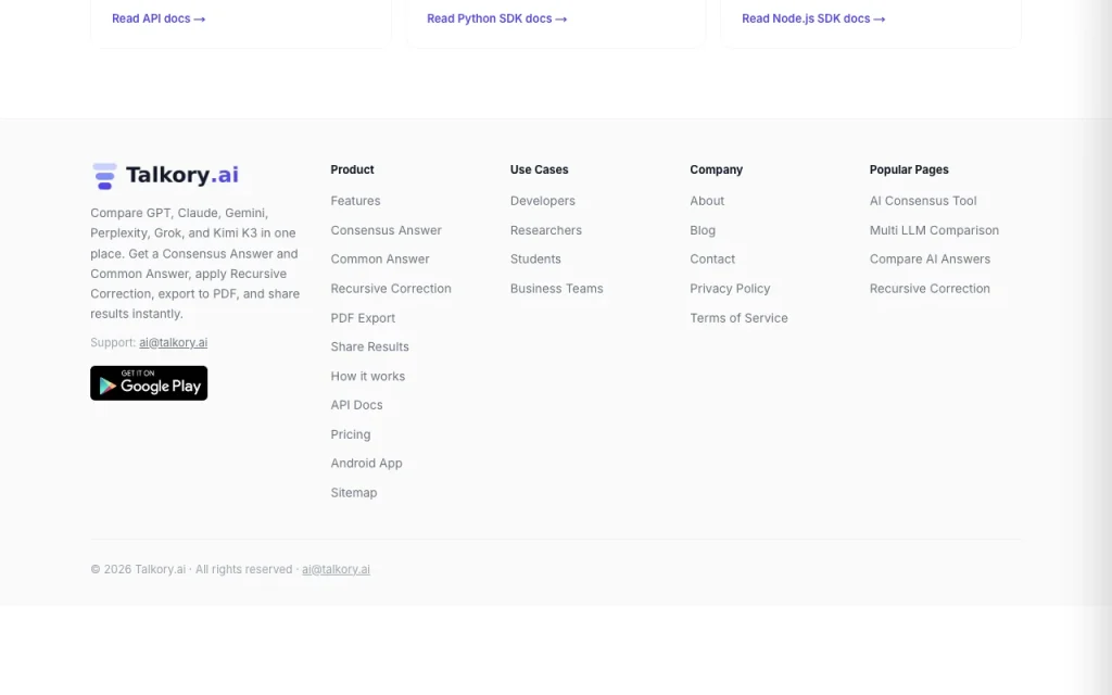 Talkory.ai documentation — screenshot of the chat assistants AI tool, Oct 1, 2026