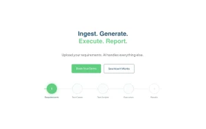 TestMax homepage — screenshot of the coding AI tool, 2026-10-02