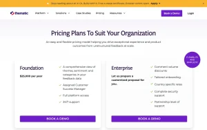 Thematic pricing page with plans and prices — screenshot of the research & search AI tool, 2026-10-02
