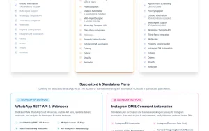 TheQuickAssist pricing page with plans and prices — screenshot of the productivity & writing AI tool, 2026-10-02