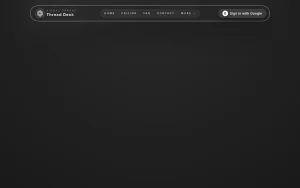 Thread Deck homepage — screenshot of the productivity & writing AI tool, 2026-10-02