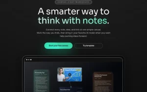 Thread Deck homepage — screenshot of the productivity & writing AI tool, 2026-10-02