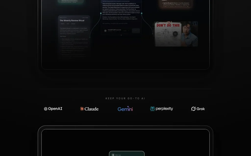 Thread Deck homepage — screenshot of the productivity & writing AI tool, Oct 2, 2026