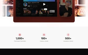 Thumbfa.st homepage — screenshot of the image generation AI tool, 2026-10-02