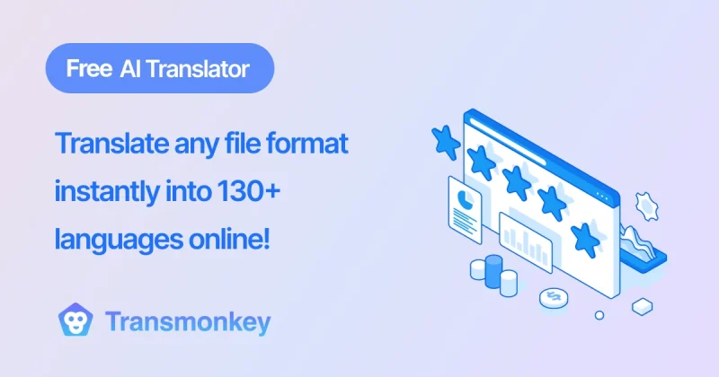 Transmonkey Startseite, Screenshot, KI-Tool produktivität & schreiben