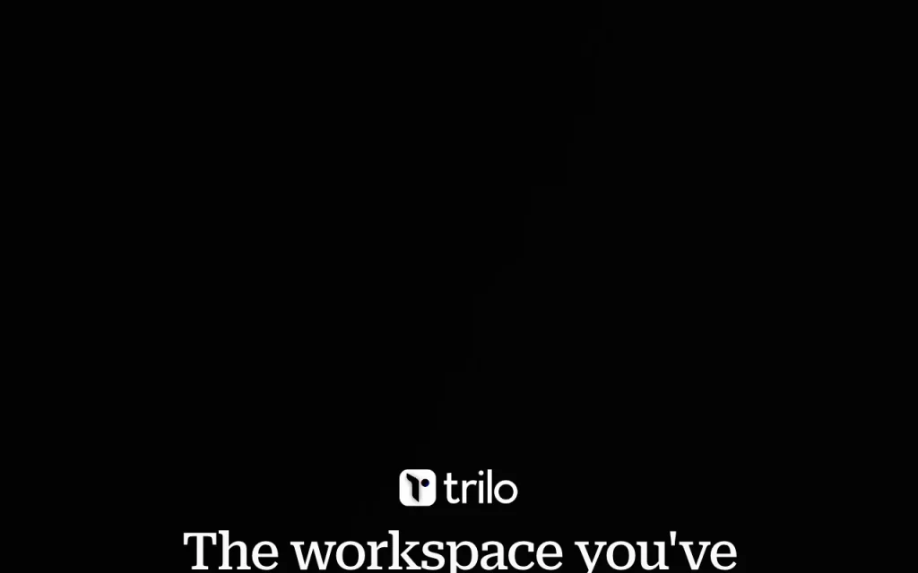 Trilo página principal — captura de pantalla de la herramienta de IA productividad y escritura, Oct 1, 2026