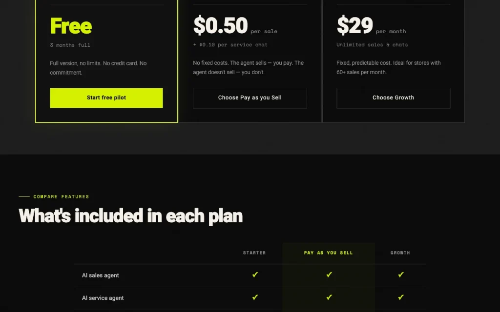 TukiAI pricing page with plans and prices — screenshot of the productivity & writing AI tool, Oct 2, 2026