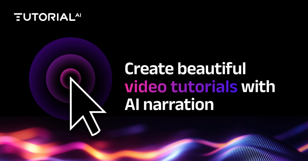 Tutorial AI captura de tela da página inicial, ferramenta de IA vídeo
