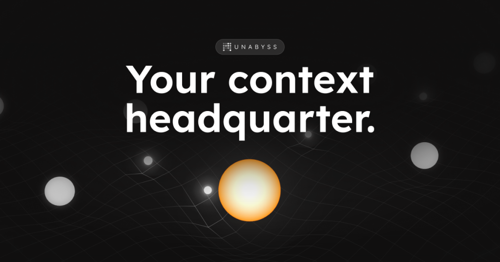 Unabyss homepage screenshot, productivity & writing AI tool