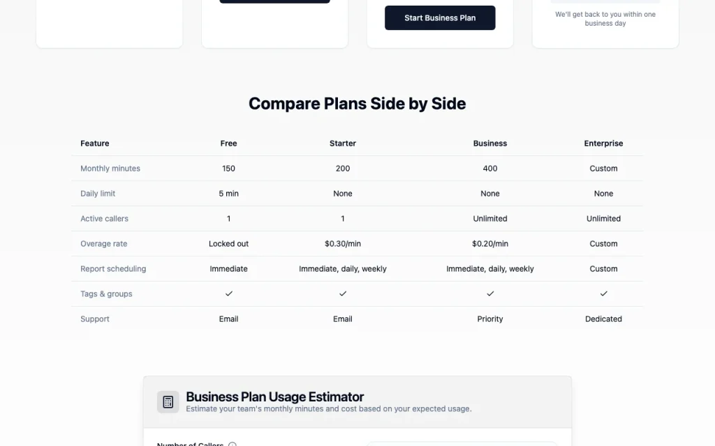 Updaytr pricing page with plans and prices — screenshot of the productivity & writing AI tool, Oct 2, 2026